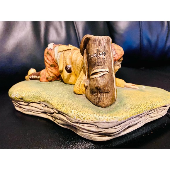 Vintage 1974 Naturecraft No. 840 Golfer Statue England Hand-Painted Dunlop Golf - Picture 3 of 5